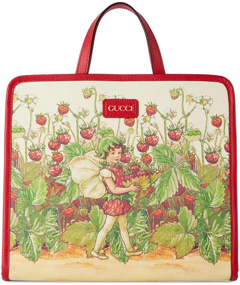 GUCCI Coated Canvas Love Parade Kids Strawberry Fairy